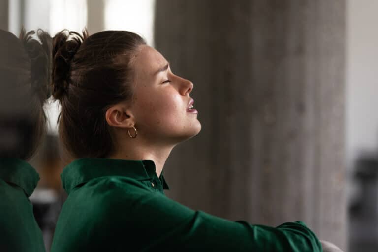 woman pain